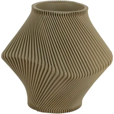 Vase côté torsadée Present Time Vert 18x20 cm - Publicité Vase côté torsadée Present Time Vert 18x20 cm - Publicité