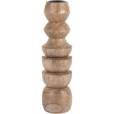 Bougeoir grand Present Time Formado Beige 7,5x23 cm - Publicité Bougeoir grand Present Time Formado Beige 7,5x23 cm - Publicité