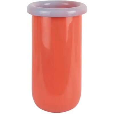 Vase Present Time Plegado Orange 14x25,3x14x14 cm - Publicité Vase Present Time Plegado Orange 14x25,3x14x14 cm - Publicité