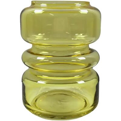 Vase Present Time Maravillo Jaune 14,5x20x14,5x14,5 cm - Publicité Vase Present Time Maravillo Jaune 14,5x20x14,5x14,5 cm - Publicité