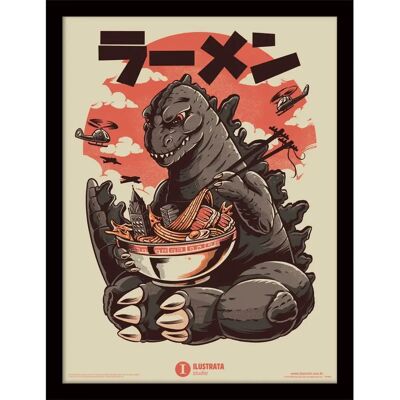 Décoration murale Pyramid Kaiju'S Ramen Marron 33x1,5x43 cm - Publicité Décoration murale Pyramid Kaiju'S Ramen Marron 33x1,5x43 cm - Publicité