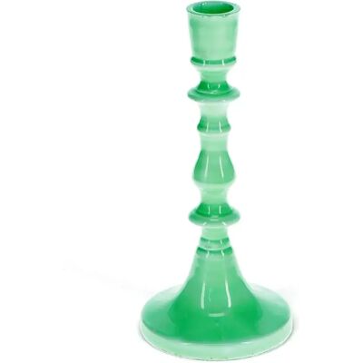 Bougeoir en émail Rex London Vert 19 cm - Publicité Bougeoir en émail Rex London Vert 19 cm - Publicité