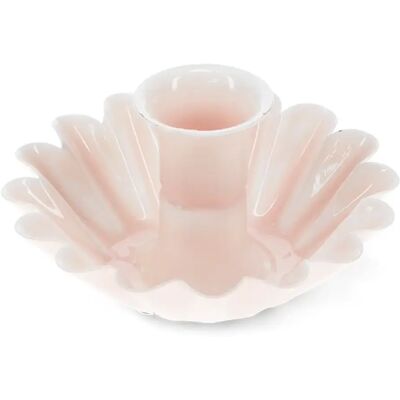 Bougeoir fleur en émail Rex London Rose 10,6 cm x 10,6 cm x 5,5 cm - Publicité Bougeoir fleur en émail Rex London Rose 10,6 cm x 10,6 cm x 5,5 cm - Publicité