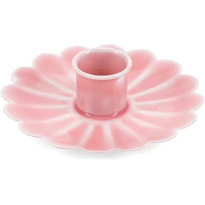 Bougeoir fleur plat en émail Rex London Rose 9,3 cm x 9,3 cm x 2,5 cm - Publicité Bougeoir fleur plat en émail Rex London Rose 9,3 cm x 9,3 cm x 2,5 cm - Publicité