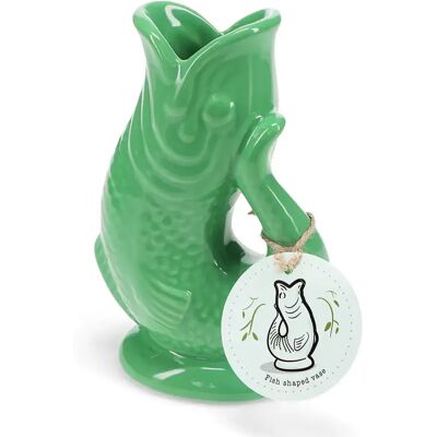 Vase en céramique Rex London Vert 6,8x10,7x17,2 cm - Publicité Vase en céramique Rex London Vert 6,8x10,7x17,2 cm - Publicité