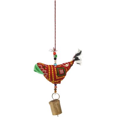 Décoration suspendue oiseau en tissu Rex London Multicolore 3,0x12,0x26,0 cm - Publicité Décoration suspendue oiseau en tissu Rex London Multicolore 3,0x12,0x26,0 cm - Publicité