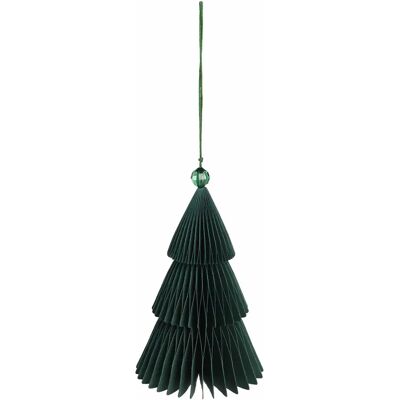 Décoration d'arbre de noël en nid d'abeille Rex London Vert 7x7x18 cm - Publicité Décoration d'arbre de noël en nid d'abeille Rex London Vert 7x7x18 cm - Publicité