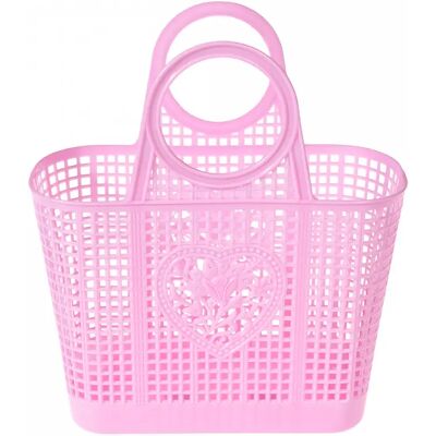 Panier de rangement Rex London Amélie Rose 28,5x14x31 cm - Publicité Panier de rangement Rex London Amélie Rose 28,5x14x31 cm - Publicité