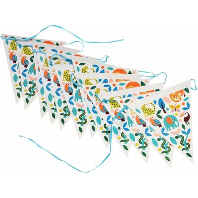 Guirlande en papier Rex London Wild Wonders Blanc 0,2x300x18 cm - Publicité Guirlande en papier Rex London Wild Wonders Blanc 0,2x300x18 cm - Publicité