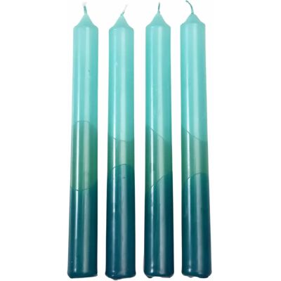 Bougies Rex London Dip Dye (x4) Bleu 2,3x2,3x21 cm - Publicité Bougies Rex London Dip Dye (x4) Bleu 2,3x2,3x21 cm - Publicité