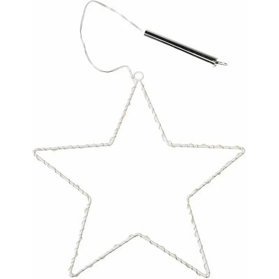 Décoration murale lumière led étoile en métal enfant Rex London Blanc 1,7x30x31 cm - Publicité Décoration murale lumière led étoile en métal enfant Rex London Blanc 1,7x30x31 cm - Publicité