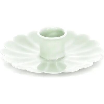 Bougeoir fleur plat en émail Rex London Gris 9,3x9,3x2,5 cm - Publicité Bougeoir fleur plat en émail Rex London Gris 9,3x9,3x2,5 cm - Publicité