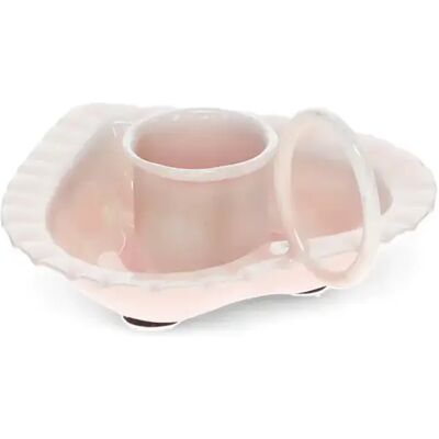 Bougeoir en forme de coeur en émail Rex London Rose 7,9x9,9x3,7 cm - Publicité Bougeoir en forme de coeur en émail Rex London Rose 7,9x9,9x3,7 cm - Publicité