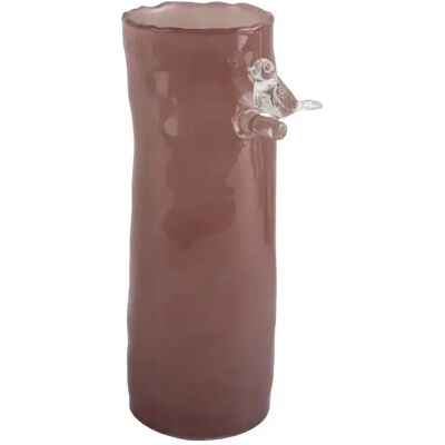 Vase large Present Time Bird On Branch Rose 27x9,5 cm - Publicité Vase large Present Time Bird On Branch Rose 27x9,5 cm - Publicité