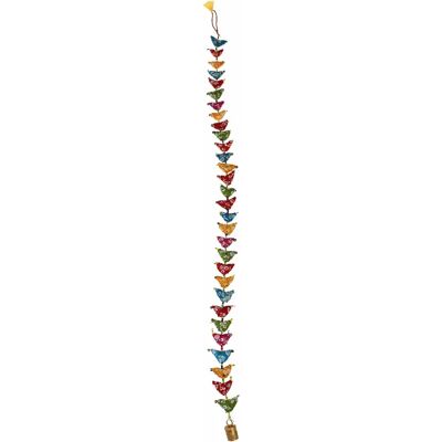 Décoration à suspendre 30 oiseaux en tissu Rex London Multicolore 2,5x5,0x114,0 cm - Publicité Décoration à suspendre 30 oiseaux en tissu Rex London Multicolore 2,5x5,0x114,0 cm - Publicité