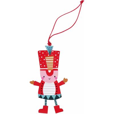 Décoration de noël soldat en bois Rex London Rouge 0,4x6,5x23,5 cm - Publicité Décoration de noël soldat en bois Rex London Rouge 0,4x6,5x23,5 cm - Publicité