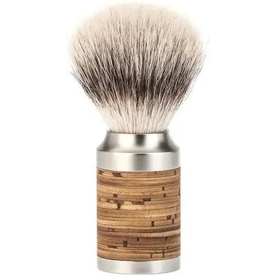 Brosse de Barbe Mühle Rocca Silvertip Fibre - Type Barbier - Publicité Brosse de Barbe Mühle Rocca Silvertip Fibre - Type Barbier - Publicité