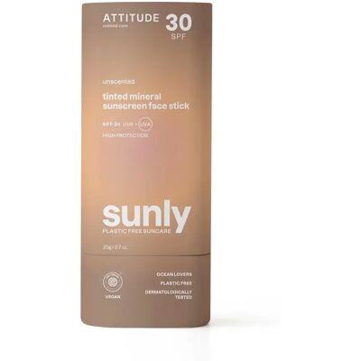 Crème solaire teintée Attitude Sunly SPF 30 Marron TU - Publicité Crème solaire teintée Attitude Sunly SPF 30 Marron TU - Publicité