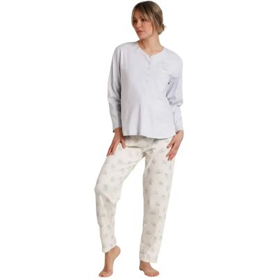 Pyjama manches longues femme Disney Maternity Dumbo Unique Mum Gris S - Publicité Pyjama manches longues femme Disney Maternity Dumbo Unique Mum Gris S - Publicité