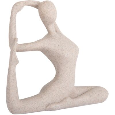 Statuette Present Time Yoga Bow Gris 6x19 cm - Publicité Statuette Present Time Yoga Bow Gris 6x19 cm - Publicité