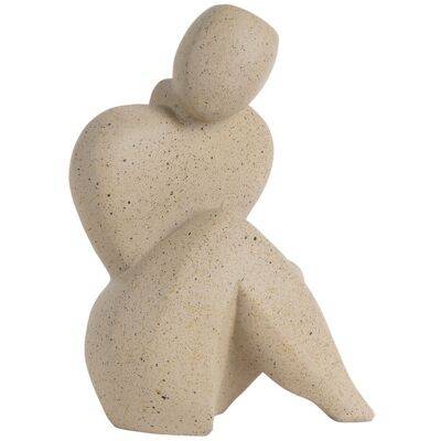 Statuette large Present Time Abstracto Tip Marron 11x22 cm - Publicité Statuette large Present Time Abstracto Tip Marron 11x22 cm - Publicité