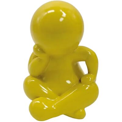 Statuette Present Time Amigo Sitting Medium Jaune 10,2x16,3 cm - Publicité Statuette Present Time Amigo Sitting Medium Jaune 10,2x16,3 cm - Publicité