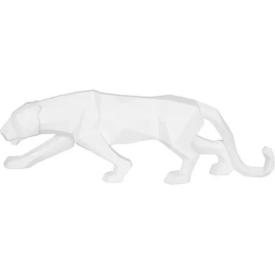 PT Living Panthère Origami - Figurine animale - Blanc - Résine - 15cm - Publicité PT Living Panthère Origami - Figurine animale - Blanc - Résine - 15cm - Publicité