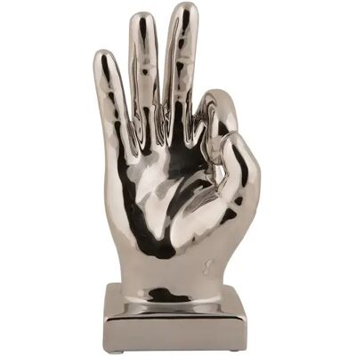 Statuette Present Time Perfecto Argenté 7,5x21 cm - Publicité Statuette Present Time Perfecto Argenté 7,5x21 cm - Publicité