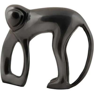 Statuette Present Time Monkey Noir 5x15 cm - Publicité Statuette Present Time Monkey Noir 5x15 cm - Publicité