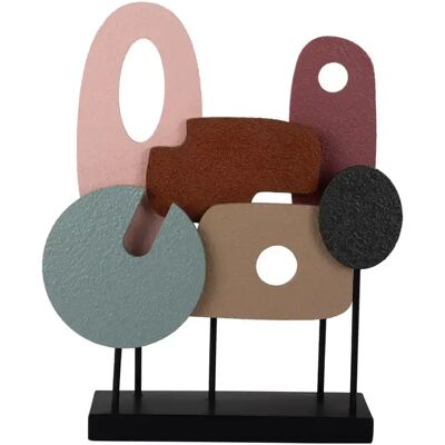 Statuette art abstrait moyenne Present Time Multicolore 9,5x44 cm - Publicité Statuette art abstrait moyenne Present Time Multicolore 9,5x44 cm - Publicité