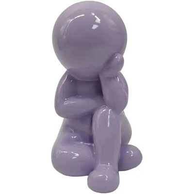 Statuette Present Time Amigo Dreaming Medium Violet 11,2x20 cm - Publicité Statuette Present Time Amigo Dreaming Medium Violet 11,2x20 cm - Publicité