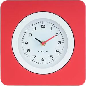 Horloge murale Karlsson New Vintage Rouge 21,7x4,4x22x21,7 cm - Publicité Horloge murale Karlsson New Vintage Rouge 21,7x4,4x22x21,7 cm - Publicité