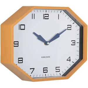 Horloge murale Karlsson Modern Factory Octagon Jaune 32x26x6,7 cm - Publicité Horloge murale Karlsson Modern Factory Octagon Jaune 32x26x6,7 cm - Publicité