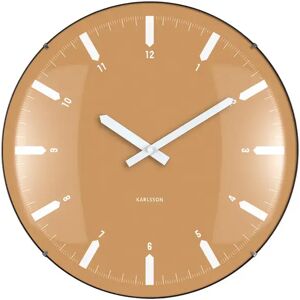 Horloge murale Karlsson Realista Dome Jaune 4,5x35 cm - Publicité Horloge murale Karlsson Realista Dome Jaune 4,5x35 cm - Publicité