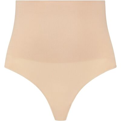 String sans coutures taille haute femme Bye Bra Beige M - Publicité String sans coutures taille haute femme Bye Bra Beige M - Publicité