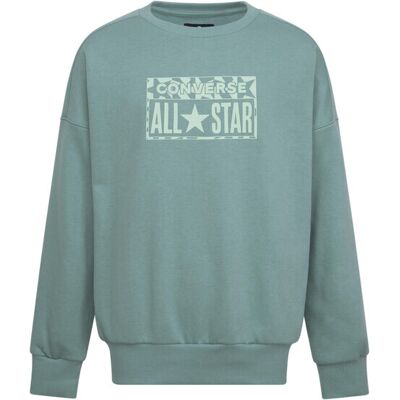 Sweatshirt à col rond Converse Vert - Enfant 10/12 ans - Publicité Sweatshirt à col rond Converse Vert - Enfant 10/12 ans - Publicité