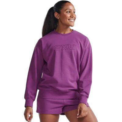 Sweatshirt femme 2XU Motion French Terry Crew Violet L - Publicité Sweatshirt femme 2XU Motion French Terry Crew Violet L - Publicité