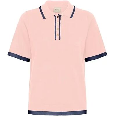 Polo femme fransa Contrast Rose XL - Publicité Polo femme fransa Contrast Rose XL - Publicité