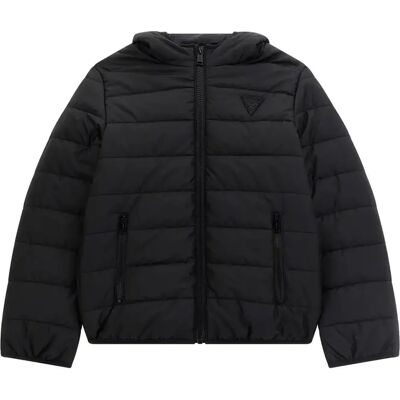 Doudoune enfant Guess Hooded Padded Puffer Noir 10 ans - Publicité Doudoune enfant Guess Hooded Padded Puffer Noir 10 ans - Publicité