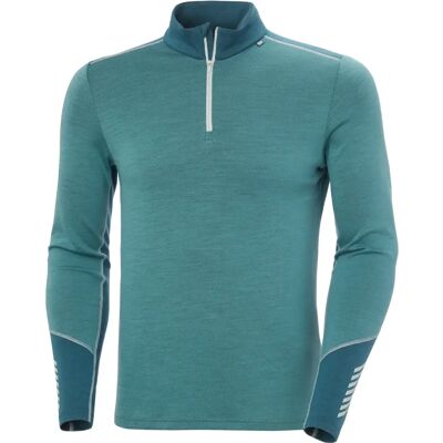 Sous maillot 1/2 zip Helly Hansen Lifa Merino Vert XL - Publicité Sous maillot 1/2 zip Helly Hansen Lifa Merino Vert XL - Publicité