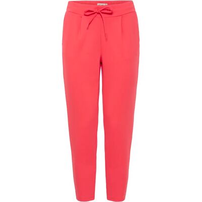 ICHI Geranium Pantalon Coupe Droite - Pantalons - Publicité ICHI Geranium Pantalon Coupe Droite - Pantalons - Publicité
