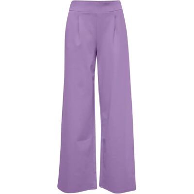 Pantalon large femme Ichi Kate PA2 Violet 2XL - Publicité Pantalon large femme Ichi Kate PA2 Violet 2XL - Publicité
