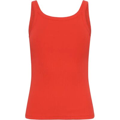 Débardeur femme KAFFE Carna Rouge 2XL - Publicité Débardeur femme KAFFE Carna Rouge 2XL - Publicité