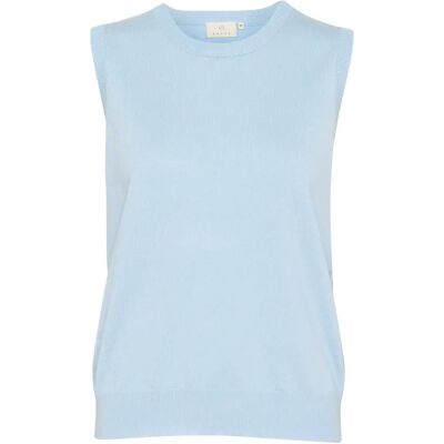 Débardeur tricoté femme KAFFE Lizza Bleu 2XL - Publicité Débardeur tricoté femme KAFFE Lizza Bleu 2XL - Publicité