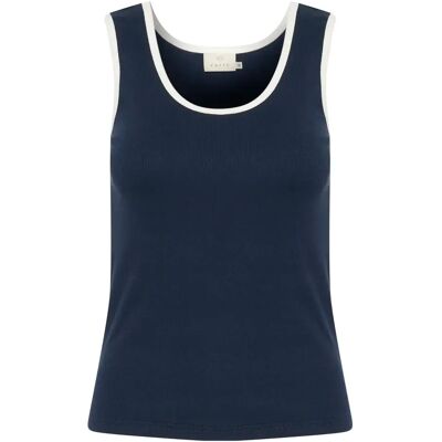 Débardeur femme KAFFE Carna Contrast Bleu XS - Publicité Débardeur femme KAFFE Carna Contrast Bleu XS - Publicité