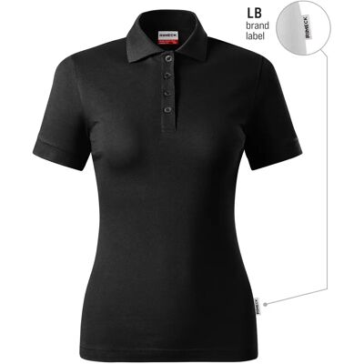 Polo femme Rimeck Resist Heavy R21 Noir XS - Publicité Polo femme Rimeck Resist Heavy R21 Noir XS - Publicité