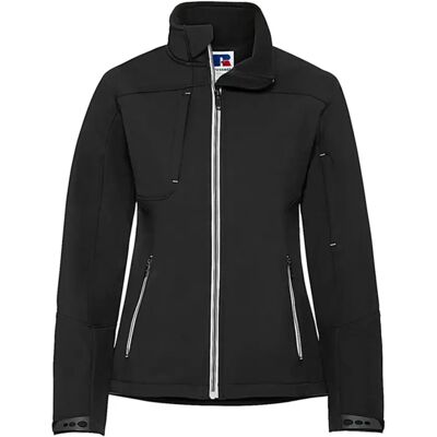 Veste softshell femme Russell Athletic Bionic Noir 4XL - Publicité Veste softshell femme Russell Athletic Bionic Noir 4XL - Publicité