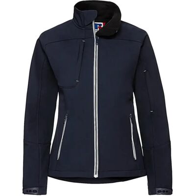 Veste softshell femme Russell Athletic Bionic Bleu 2XL - Publicité Veste softshell femme Russell Athletic Bionic Bleu 2XL - Publicité