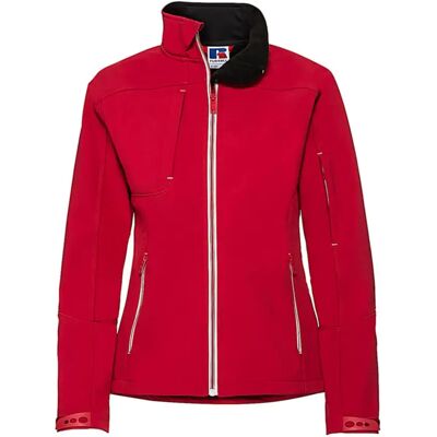 Veste softshell femme Russell Athletic Bionic Rouge 2XL - Publicité Veste softshell femme Russell Athletic Bionic Rouge 2XL - Publicité