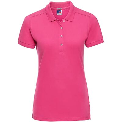 Polo femme Russell Athletic Fitted Stretch Rose XL - Publicité Polo femme Russell Athletic Fitted Stretch Rose XL - Publicité